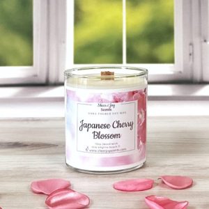 japanese-cherry blossom-candle