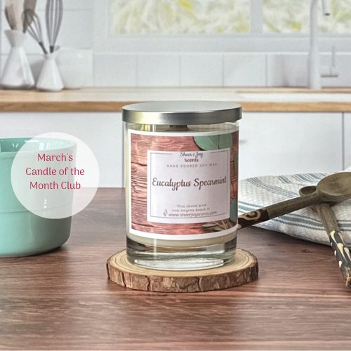 3 eucalyptus candle of the month